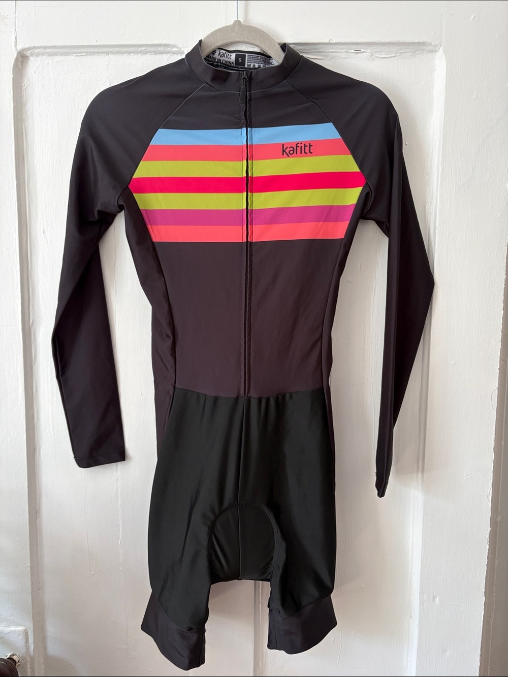PADDED LONG-SLEEVE CYCLING SUIT